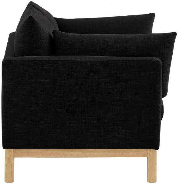 Langham 66" Linen Textured Fabric Upholstered Loveseat