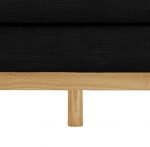 Langham 66" Linen Textured Fabric Upholstered Loveseat