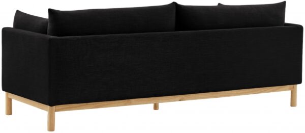 Langham 89.5" Linen Textured Fabric Upholstered Sofa