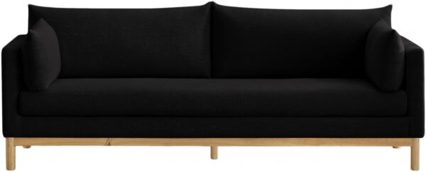 Langham 89.5" Linen Textured Fabric Upholstered Sofa