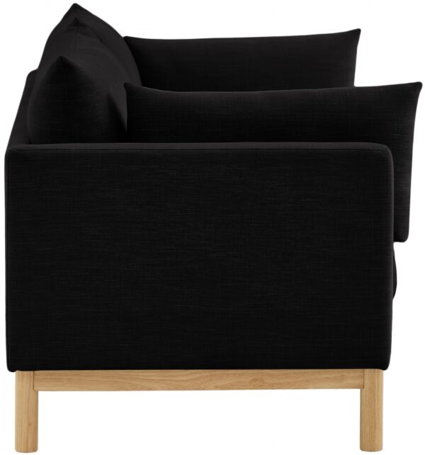 Langham 89.5" Linen Textured Fabric Upholstered Sofa