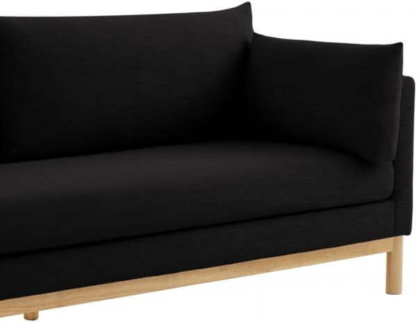 Langham 89.5" Linen Textured Fabric Upholstered Sofa