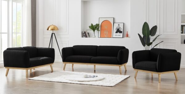 Nolita 62.5" Boucle Fabric Upholstered Loveseat