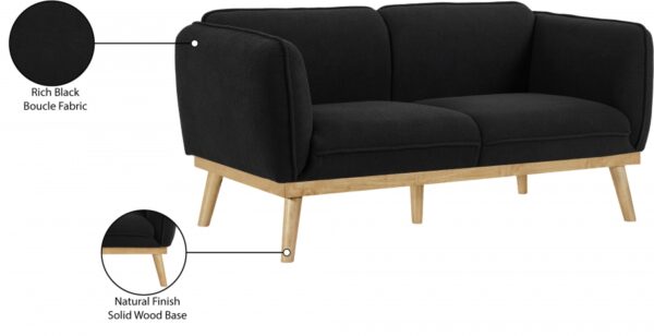 Nolita 62.5" Boucle Fabric Upholstered Loveseat