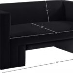 Henson 63" Velvet Upholstered Loveseat