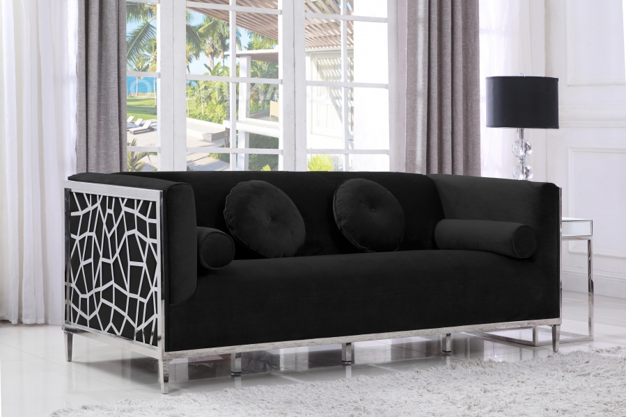 Opal 83" Velvet Upholstered Sofa