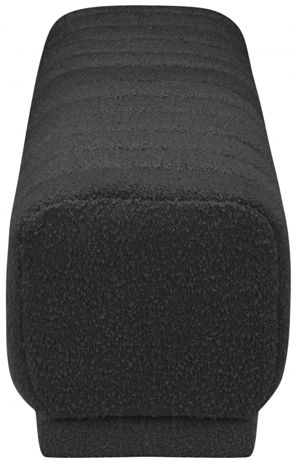 Heathrow Boucle Fabric Upholstered Bench