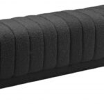 Heathrow Boucle Fabric Upholstered Bench