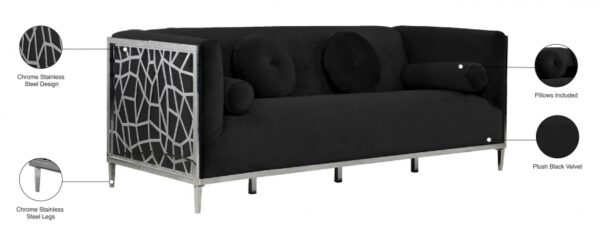 Opal 83" Velvet Upholstered Sofa