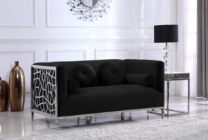 Opal 64.5" Velvet Upholstered Loveseat