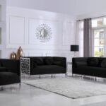 Opal 64.5" Velvet Upholstered Loveseat