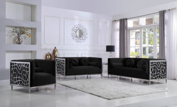 Opal 64.5" Velvet Upholstered Loveseat