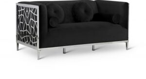 Opal 64.5" Velvet Upholstered Loveseat