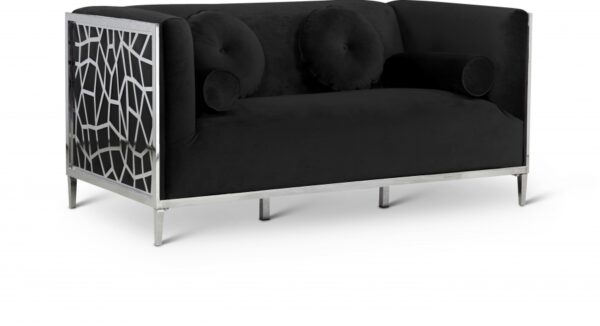 Opal 64.5" Velvet Upholstered Loveseat