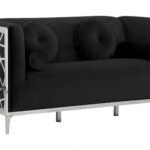 Opal 64.5" Velvet Upholstered Loveseat