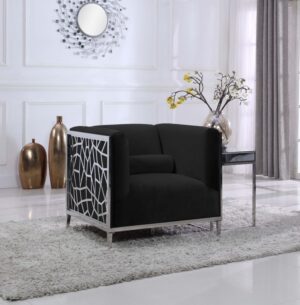 Opal Velvet Upholstered Chair
