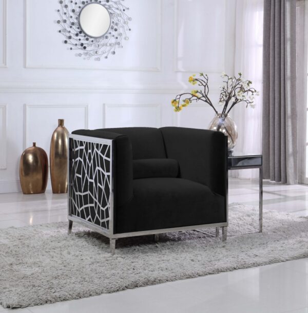 Opal Velvet Upholstered Chair