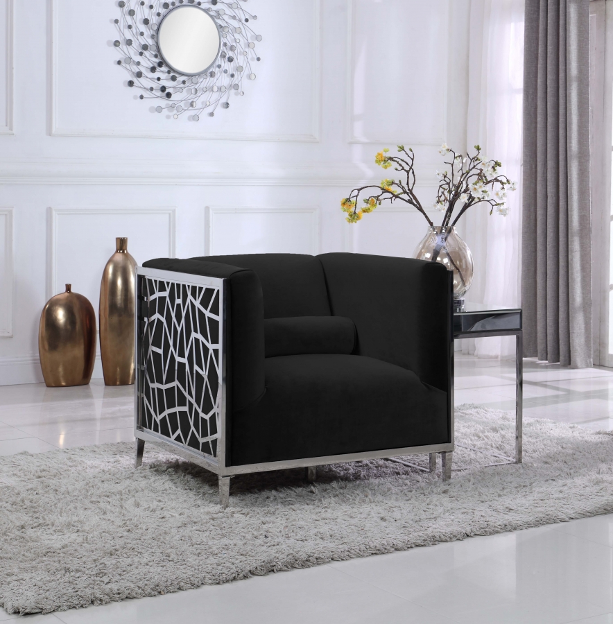 Opal Velvet Upholstered Chair