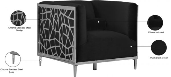 Opal Velvet Upholstered Chair