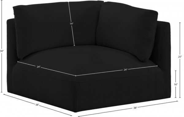 Ease Fabric Upholstered Corner Modular Chair