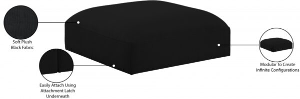 Ease Fabric Upholstered Modular Ottoman