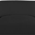 Ease 114" Fabric Upholstered 3pc. Armless Modular Sofa