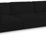 Ease 114" Fabric Upholstered 3pc. Modular Sofa