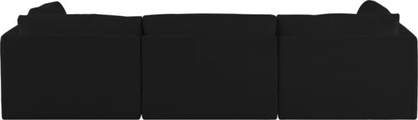 Ease 114" Fabric Upholstered 3pc. Modular Sofa