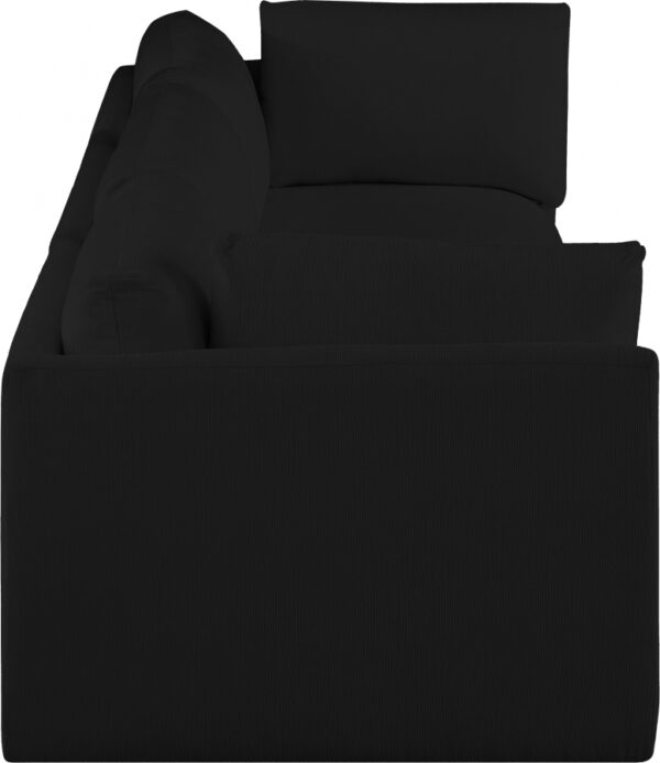 Ease 114" Fabric Upholstered 3pc. Modular Sofa