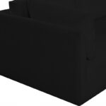 Ease 114" Fabric Upholstered 3pc. Modular Sofa
