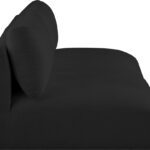 Ease 76" Fabric Upholstered 2pc. Armless Modular Loveseat