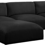 Ease 114" Fabric Upholstered 4pc. Modular Sectional