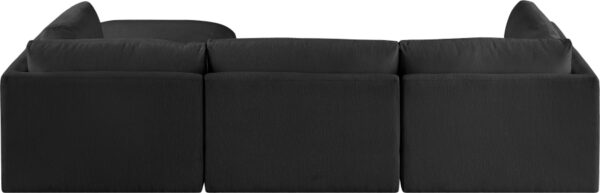 Ease 114" Fabric Upholstered 4pc. Modular Sectional