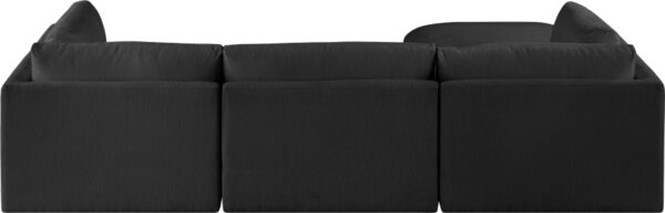 Ease 114" Fabric Upholstered 4pc. Modular Sectional