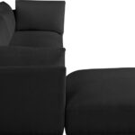 Ease 114" Fabric Upholstered 4pc. Modular Sectional