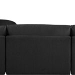 Ease 114" Fabric Upholstered 4pc. Modular Sectional
