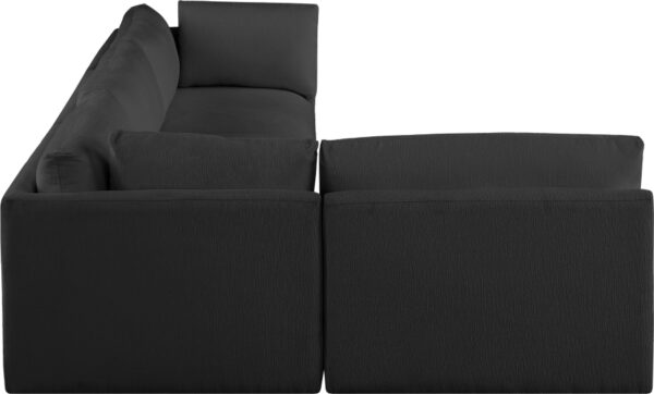 Ease 114" Fabric Upholstered 4pc. Modular Sectional