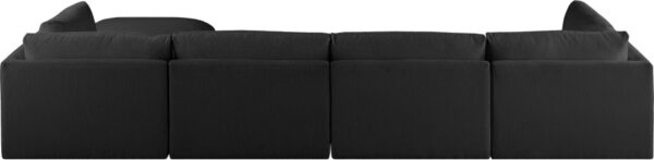 Ease 152" Fabric Upholstered 5pc. Modular Sectional