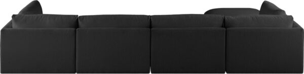 Ease 152" Fabric Upholstered 5pc. Modular Sectional