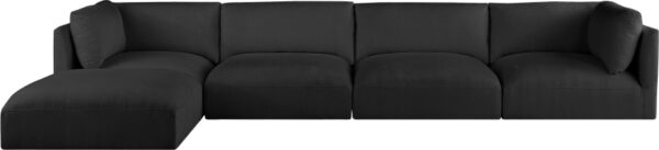 Ease 152" Fabric Upholstered 5pc. Modular Sectional