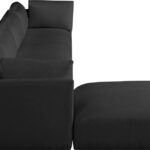 Ease 152" Fabric Upholstered 5pc. Modular Sectional