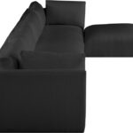Ease 152" Fabric Upholstered 5pc. Modular Sectional