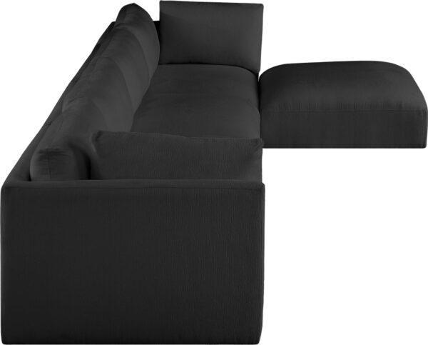 Ease 152" Fabric Upholstered 5pc. Modular Sectional