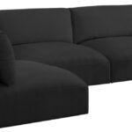 Ease 152" Fabric Upholstered 5pc. Modular Sectional