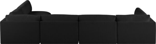 Ease 152" Fabric Upholstered 5pc. Modular Sectional
