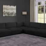 Ease 114" Fabric Upholstered 5pc. Modular Sectional