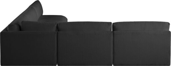 Ease 114" Fabric Upholstered 5pc. Modular Sectional