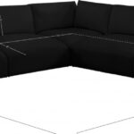 Ease 114" Fabric Upholstered 5pc. Modular Sectional