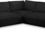 Ease 114" Fabric Upholstered 5pc. Modular Sectional