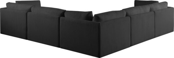 Ease 114" Fabric Upholstered 5pc. Modular Sectional